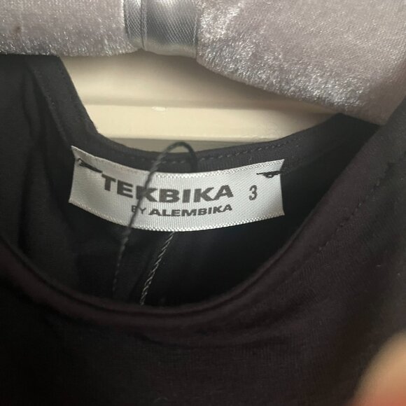 Tekbika by Alembika Swing Tunic top, black/white, size 3=US size 10-12 - Picture 4 of 4